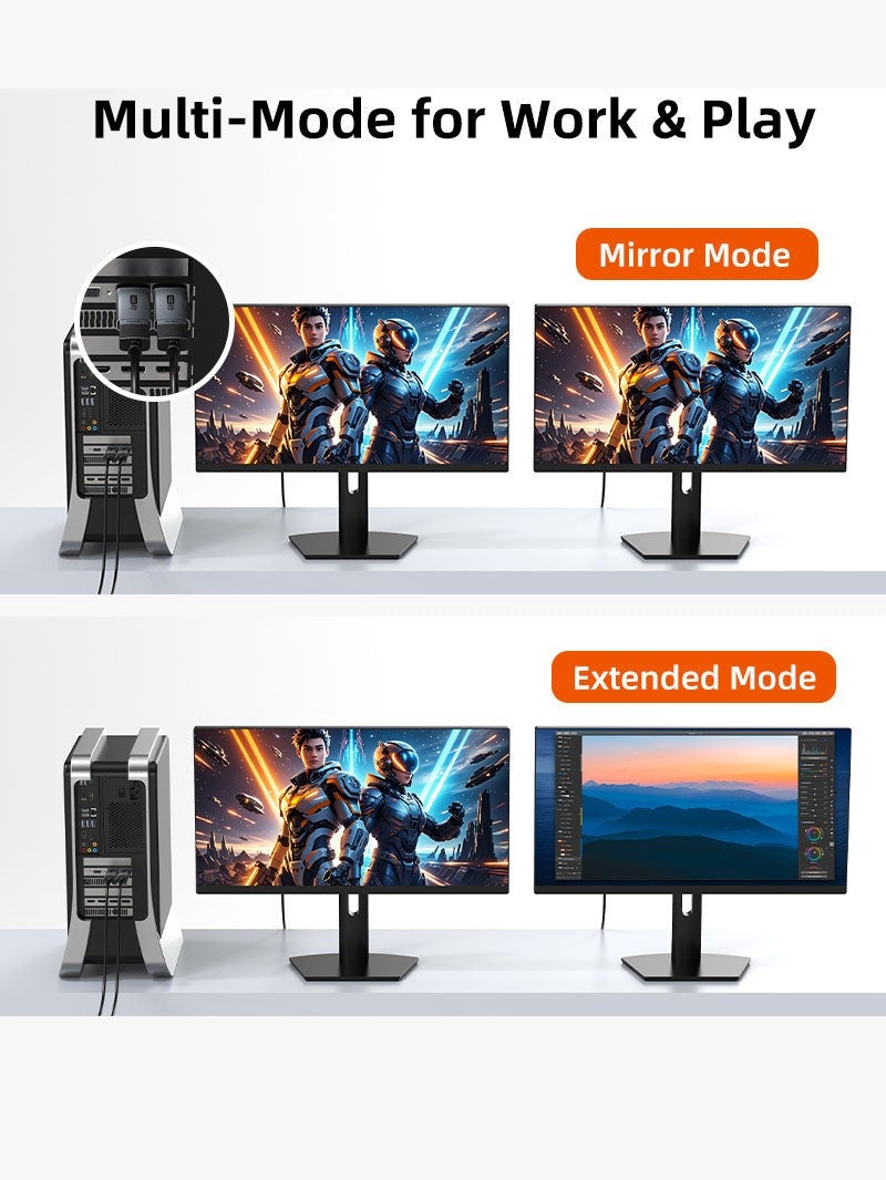 CABLETIME DP to HDMI Adapter 4K60Hz - Image 3